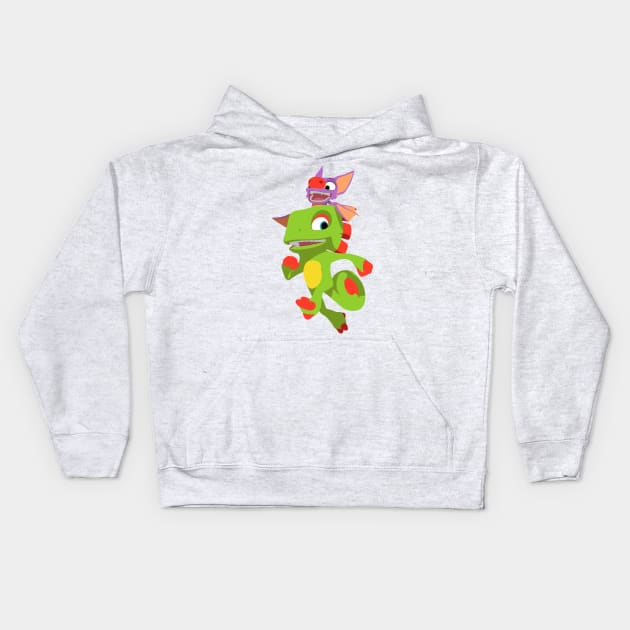 Yooka-Laylee Kids Hoodie by turpinator